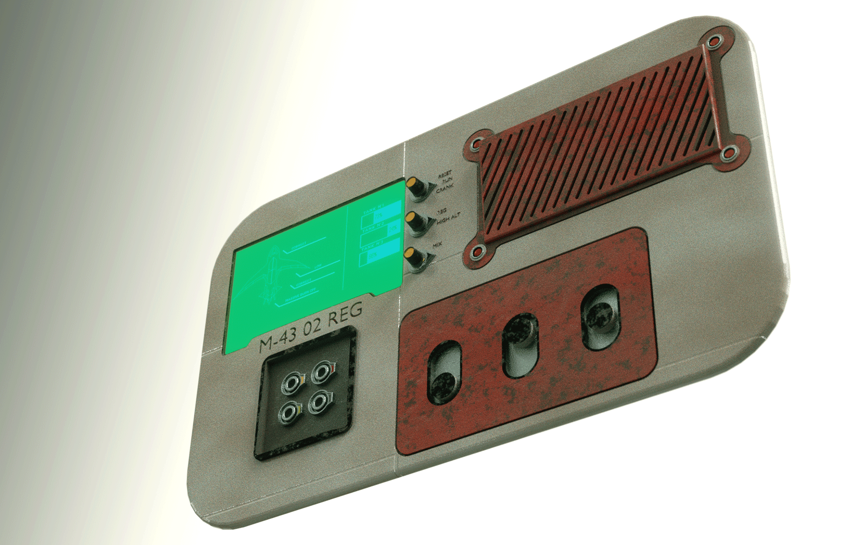 TXI-4400 Air Master Regulation Unit - A Sci Fi Console preview image 3